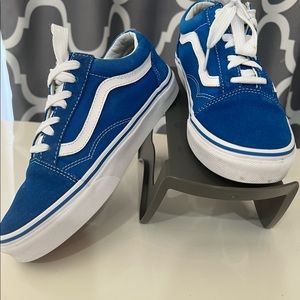 Blue Vans size 7